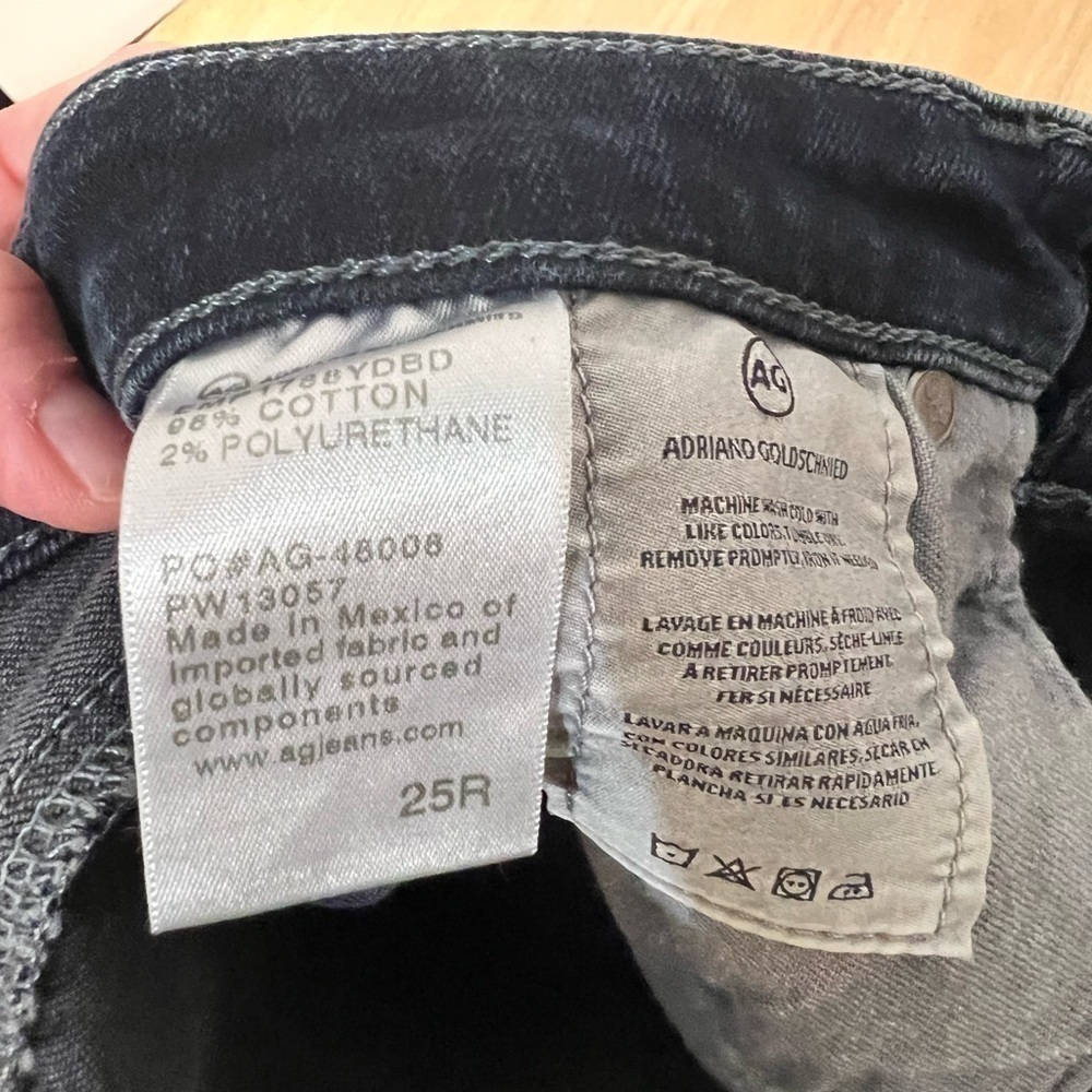 ☀️AG Abby Mid-Rise Skinny Ankle Jeans Size 25 - Picture 6 of 6
